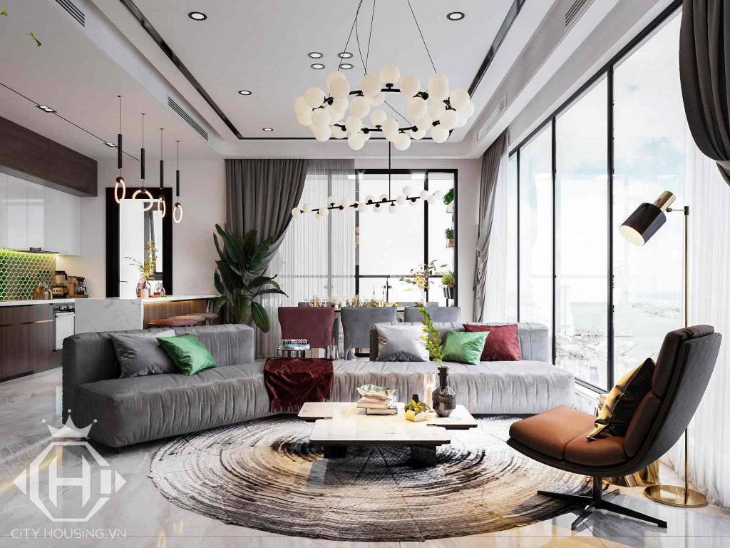 Thiết Kế Nội Thất Chung Cư DIAMOND ISLAND Chị Mai – Sài Gòn