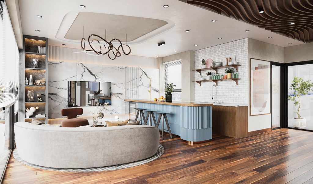 Công trình penthouse hải bối